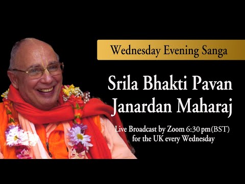 Srila Bhakti Pavan Janardan Maharaj Zoom Darshan April 28th