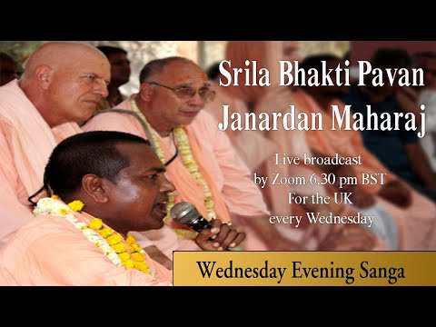 Srila Janardan Maharaj and the devotees remember Srila Acharya Maharaj