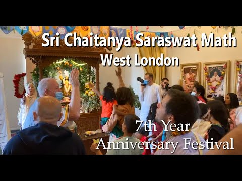 Sri Chaitanya Saraswat Math West London 7th Year Anniversary Festival (improved audio)