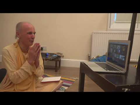 Monday zoom with Srila Madhusudan Maharaj