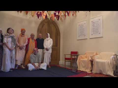 Morning programme with Srila B.P. Janardan Maharaj & Srila B. K. Ashram Maharaj